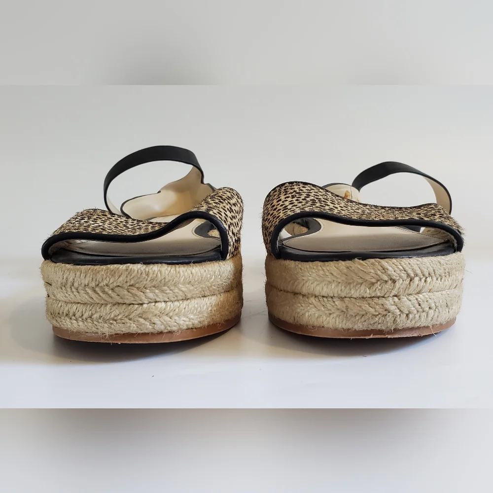 Vince Camuto Kathalia Animal Print Women's Platform Sandal Shoe Size 8 M